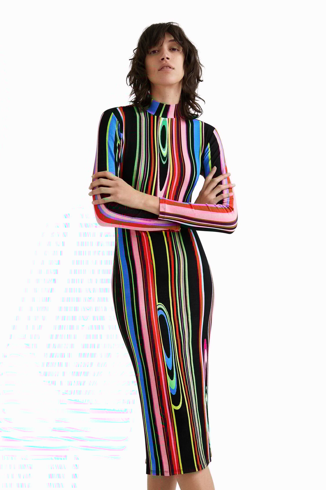 DESIGUAL multi colour dress