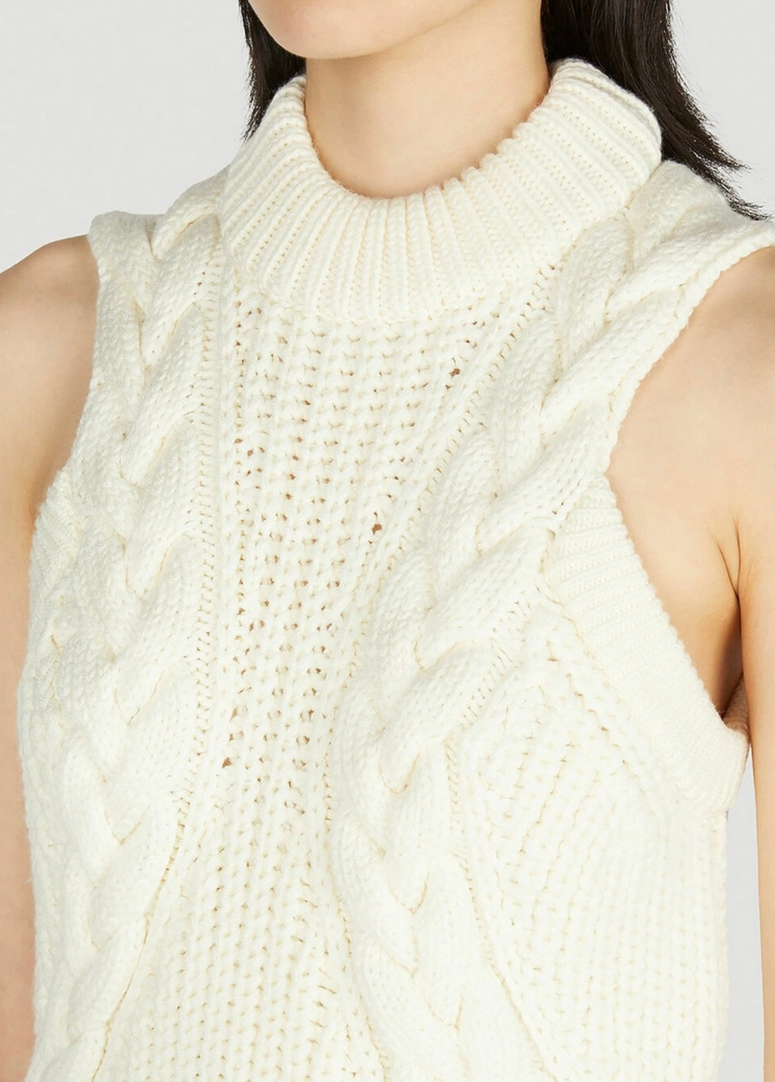 Alexander McQueen - Cabel Knit Vest in White