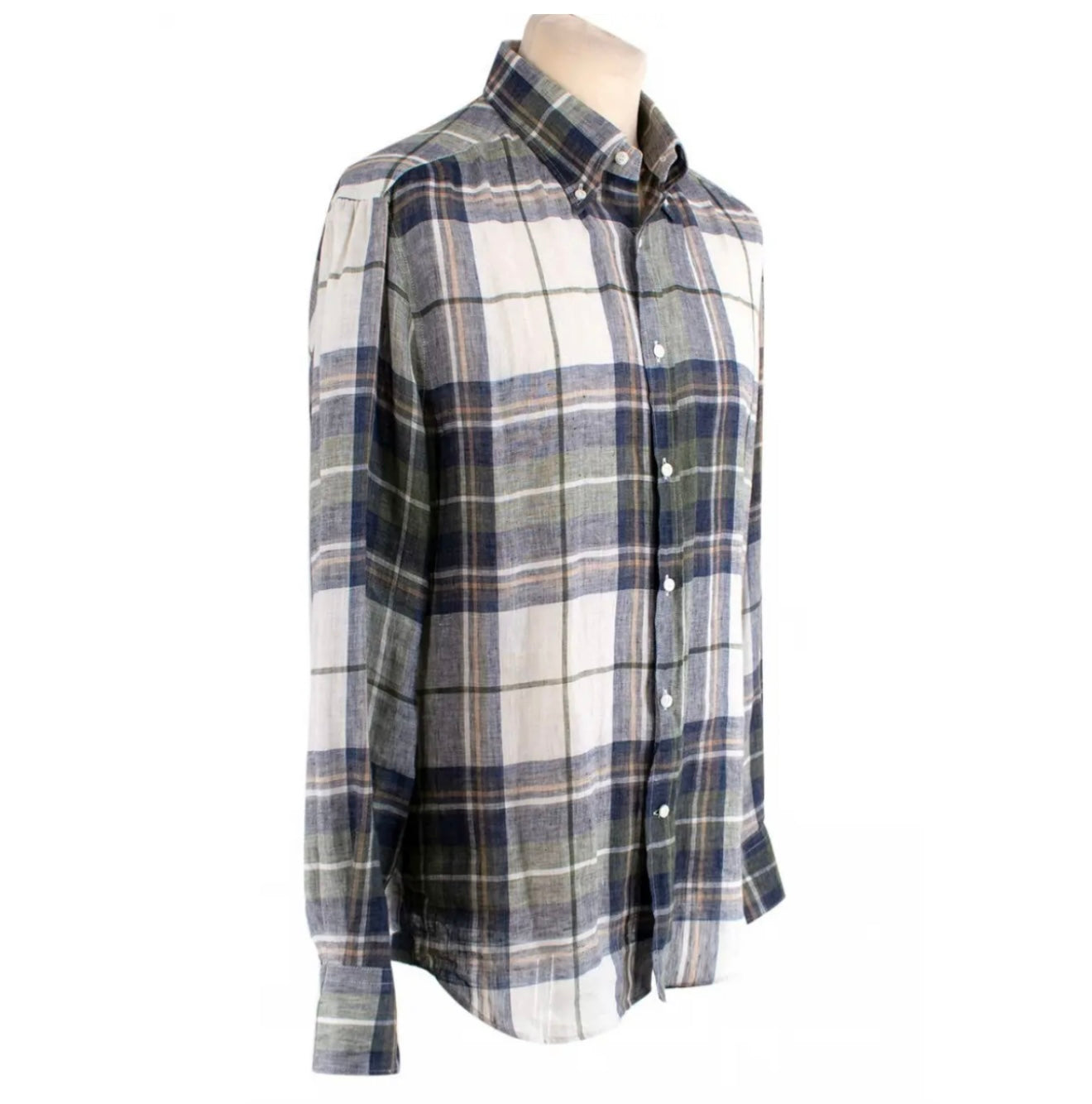 Brunello Cucinelli - Unisex Plaid Button-Down