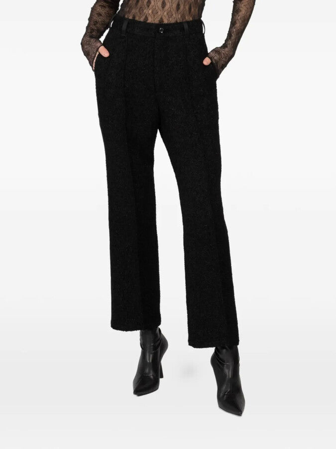 SHIRO SAKAI black boucle dress pants