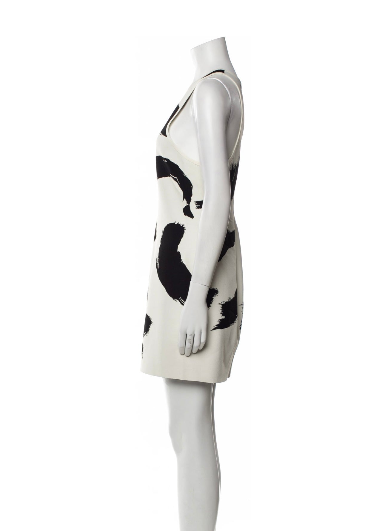 Celine - Phoebe Philo Brush Stroke Printed Mini Dress