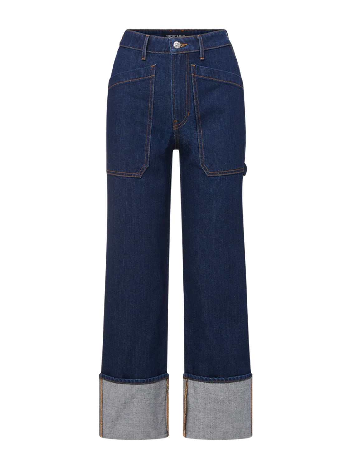 Veronica Beard - Dylan Cuffed Cargo Straight-Leg Jean
