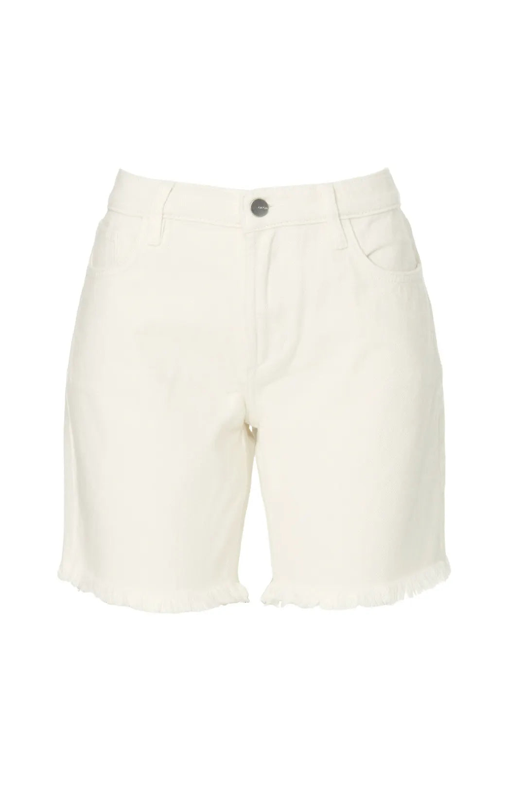 Joe’s White Denim Lara Bermuda Shorts 7”