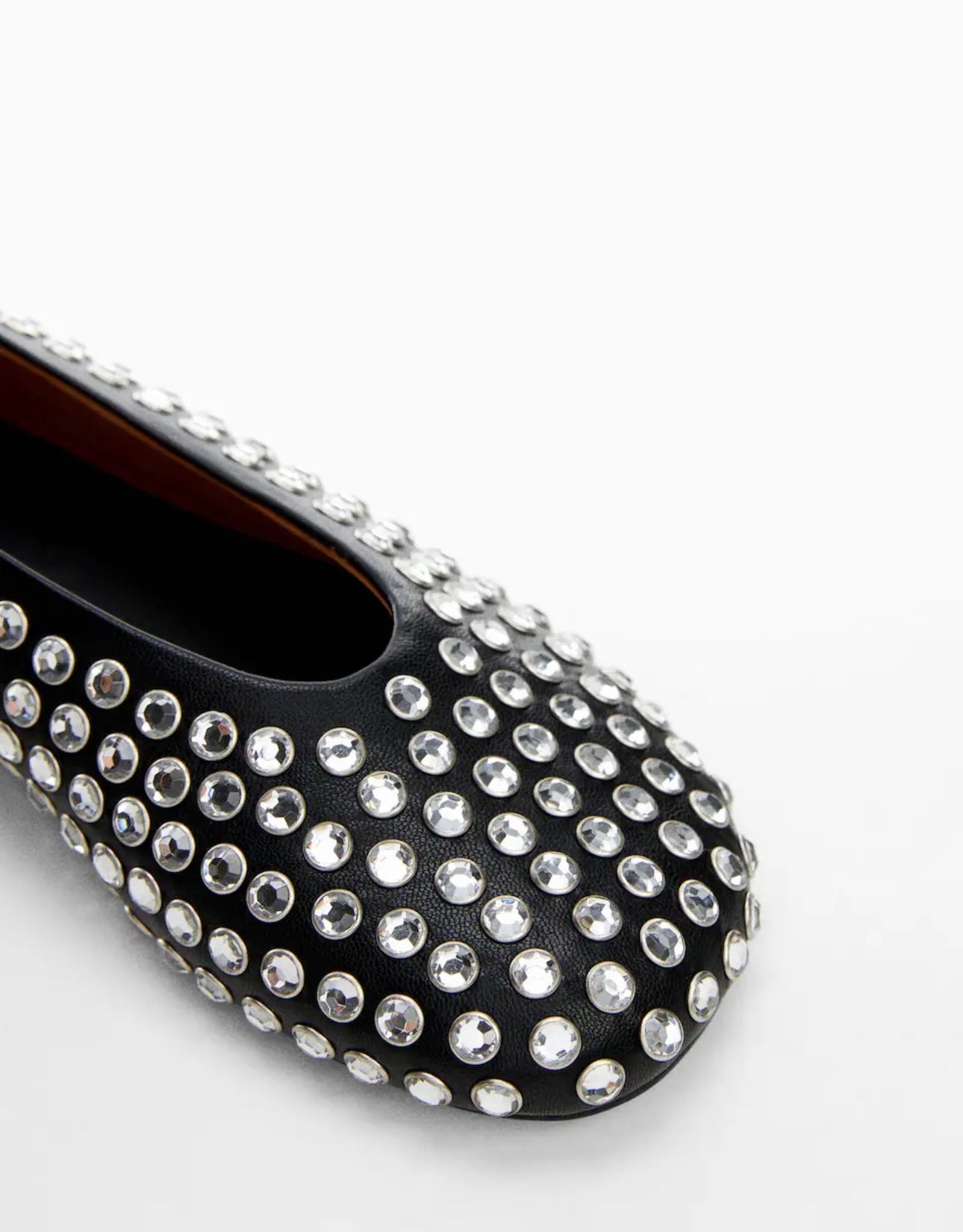 MANGO Rhinestone ballerina