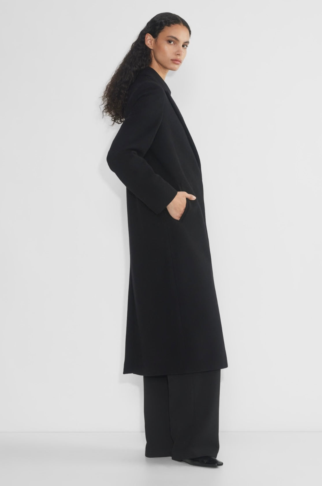 Babaton - Black Wool Coat