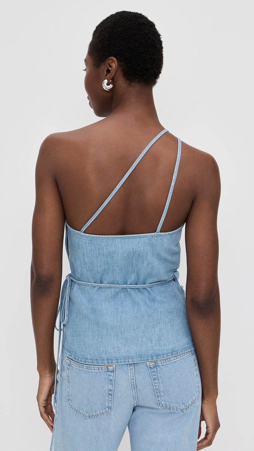 CLOSED Denim Wrap Top