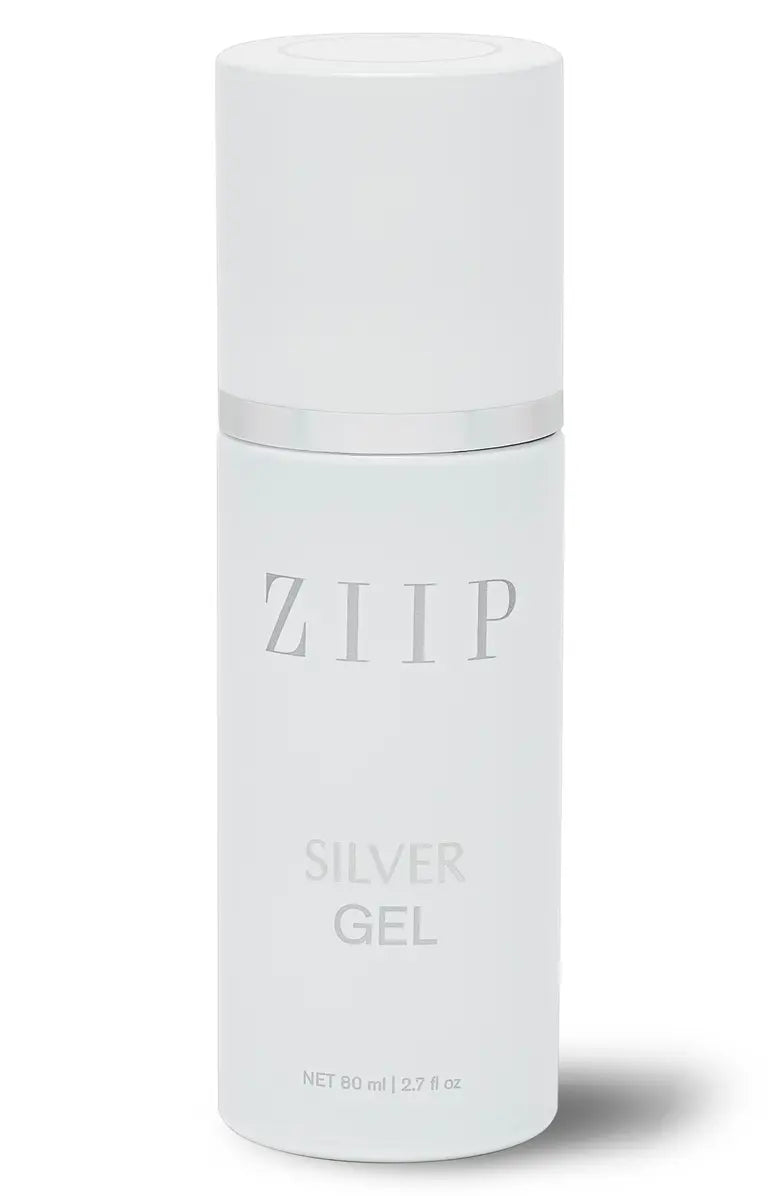 ZIIP silver gel, apply all over face and use ZIIP machine, 80ml