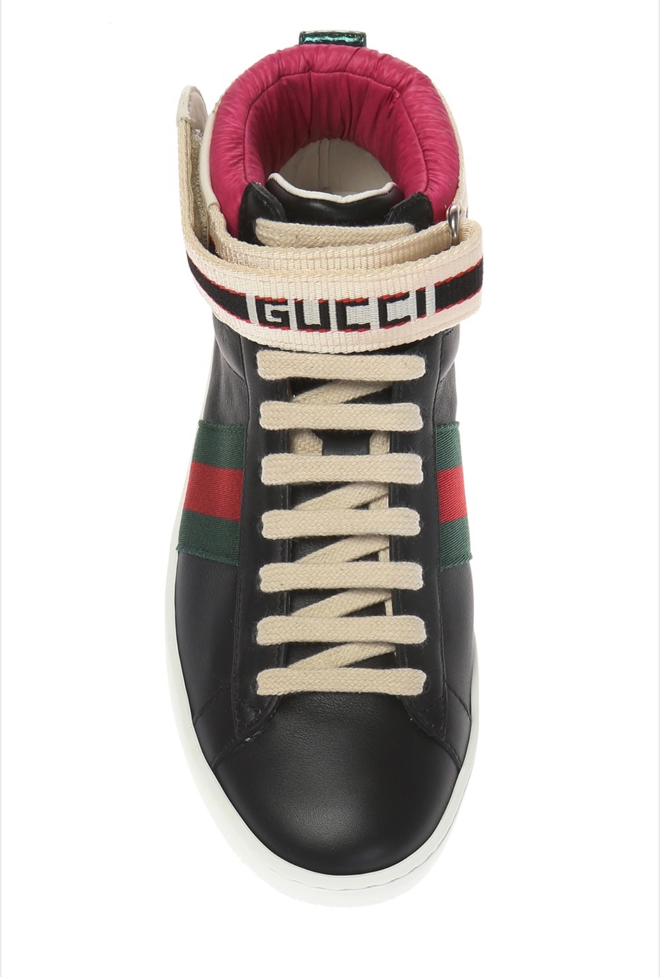 GUCCI
ANKLE HIGH SPORT SHOES WITH A 'WEB' STRIPE