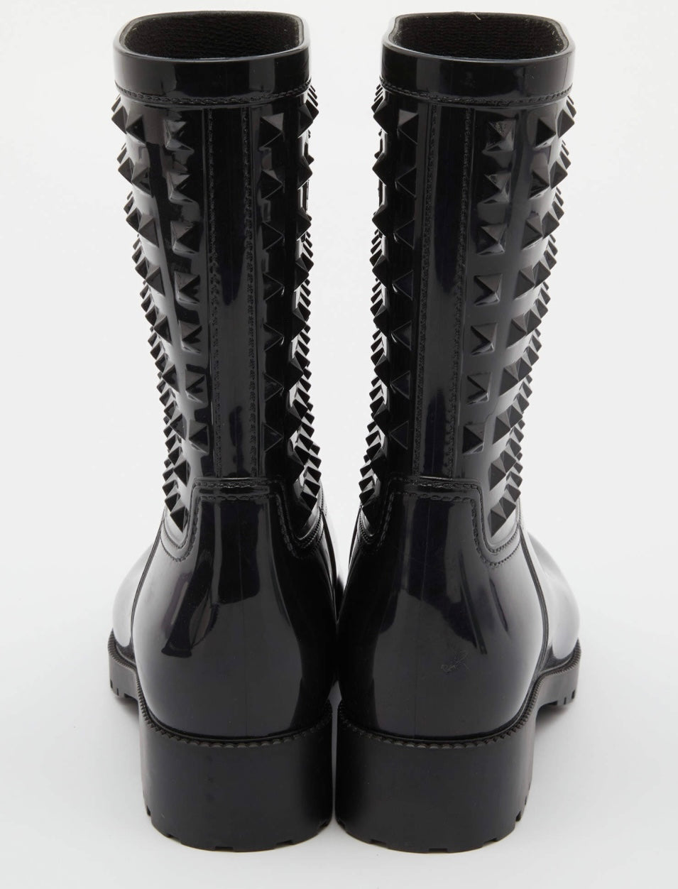 Valentino
Valentino Black Rubber Rockstud Rain Boots Size 37