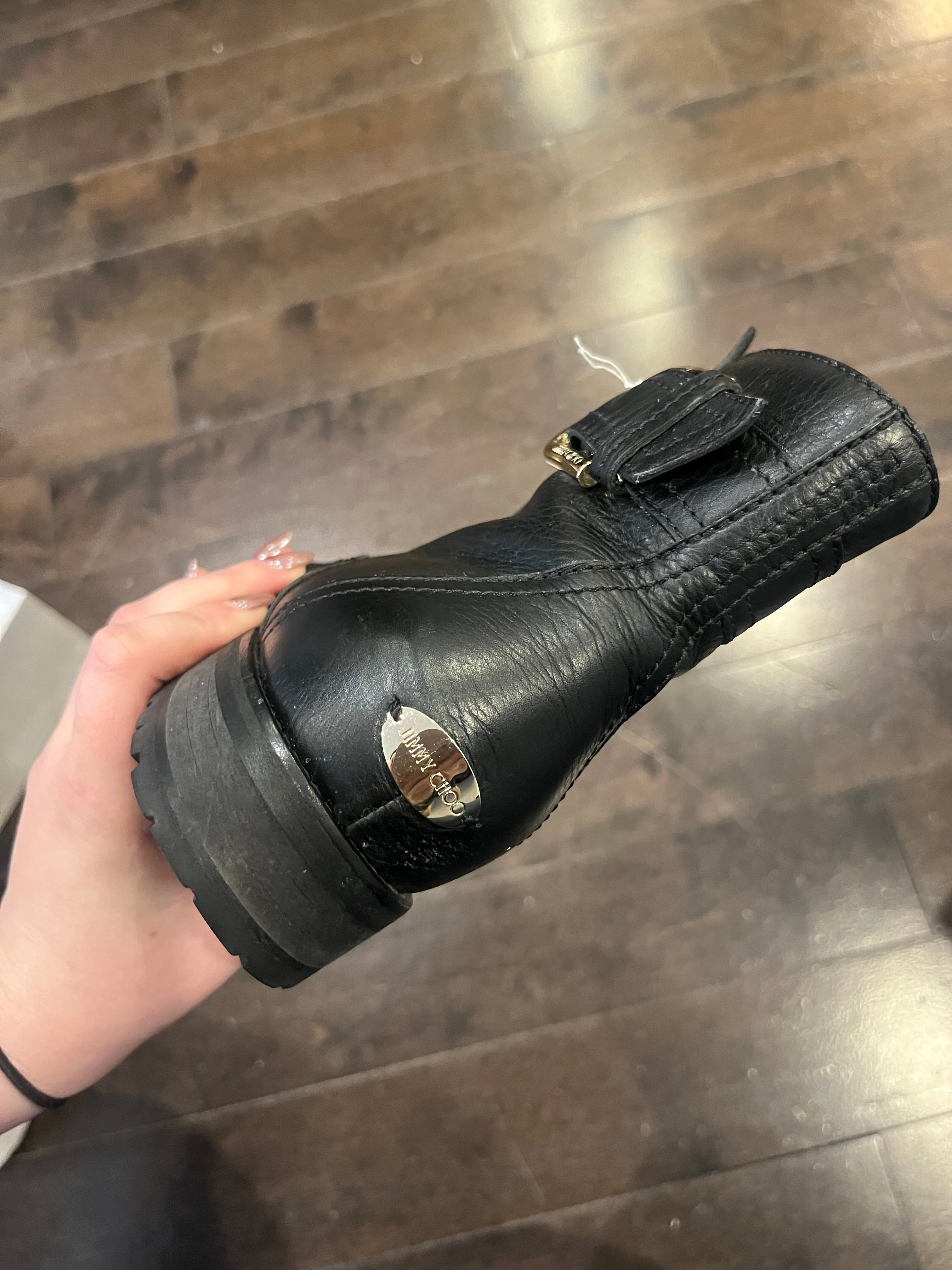 JIMMY CHOO buckle boots