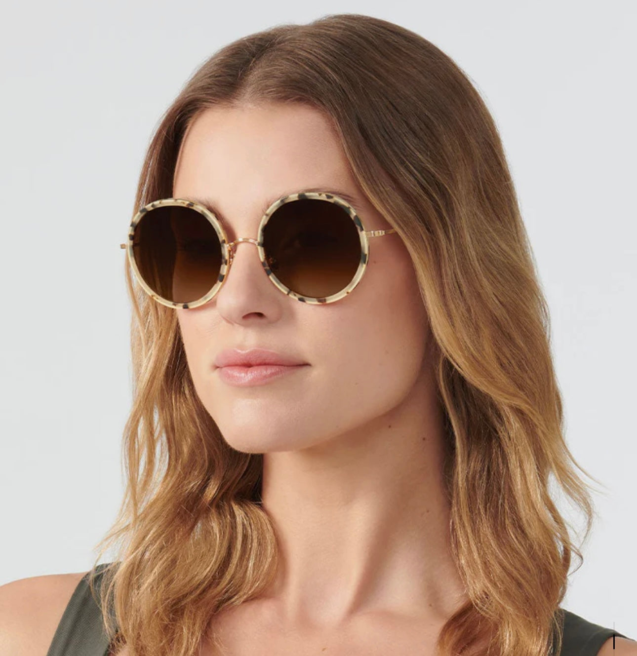 KREWE - Luisa Sunglasses in Tortoise