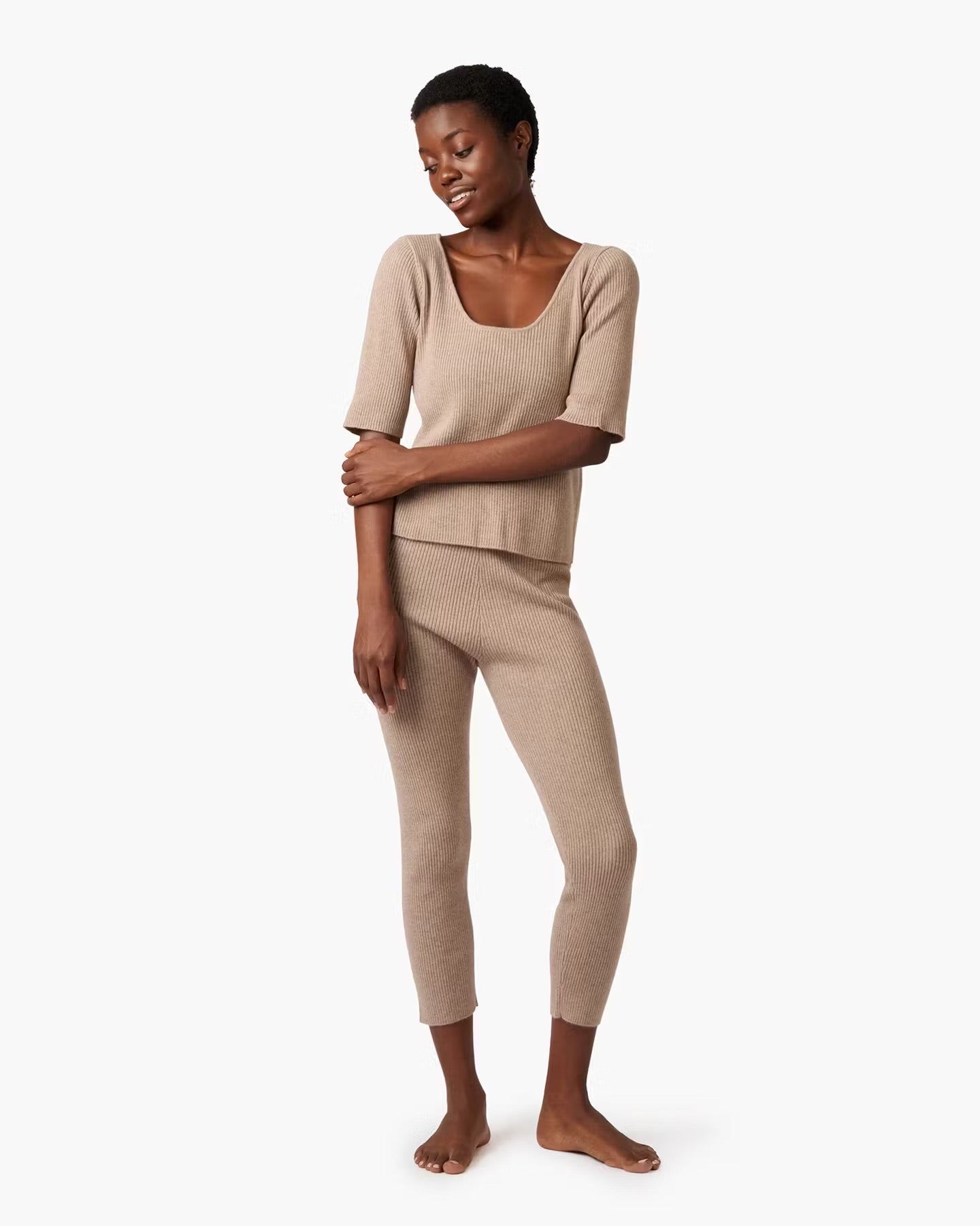 Tkees Ribbed Cashmere Set