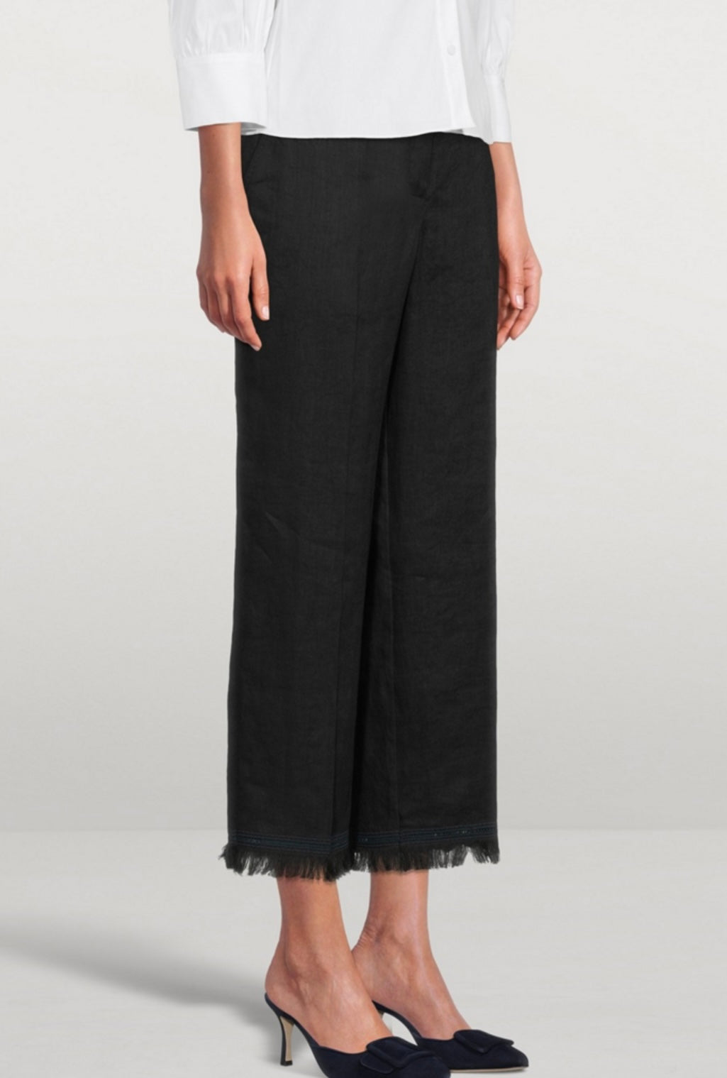 Theory - Fringe Linen Pants