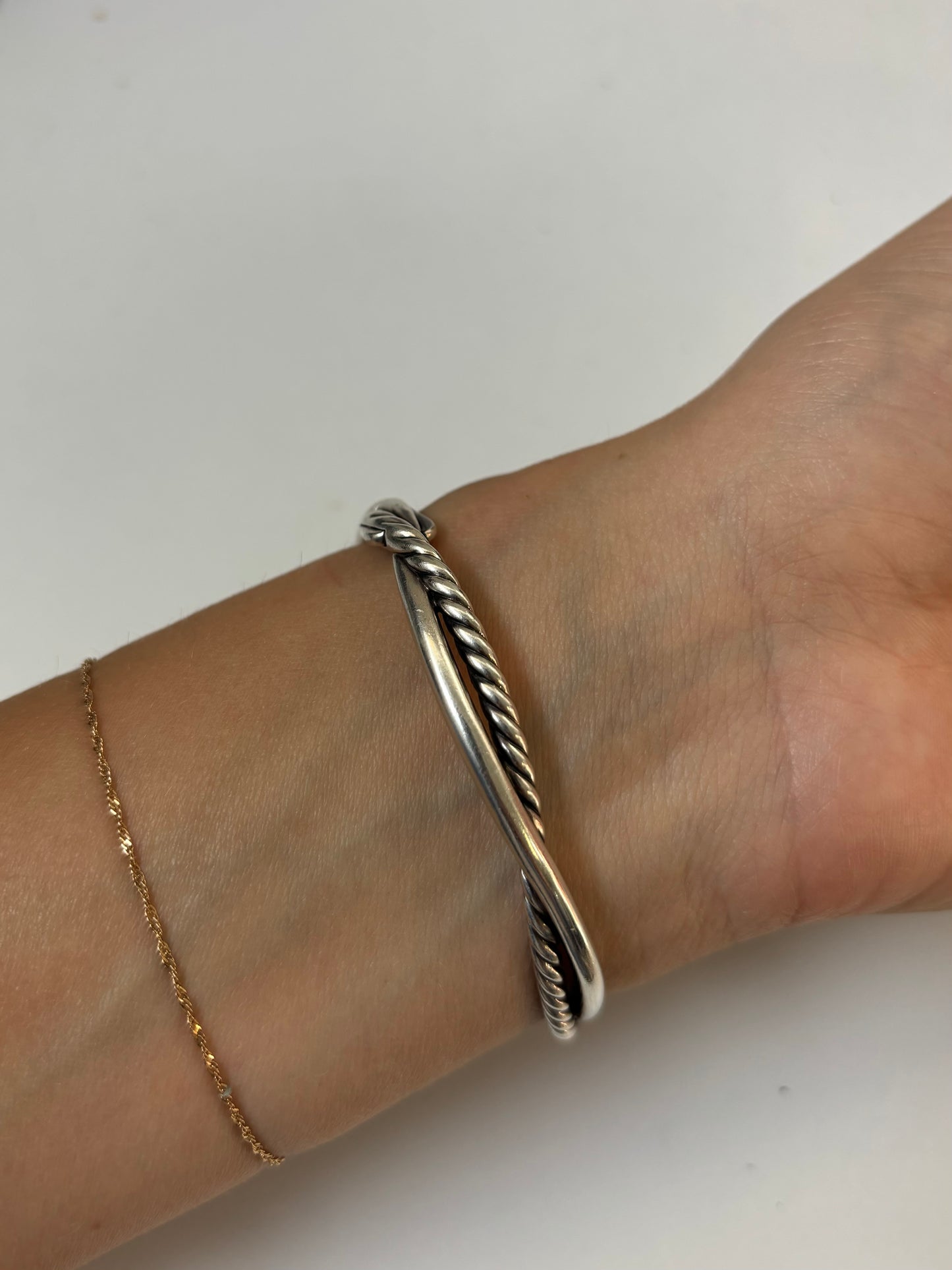 David Yurman Diamond Crossover Bangle