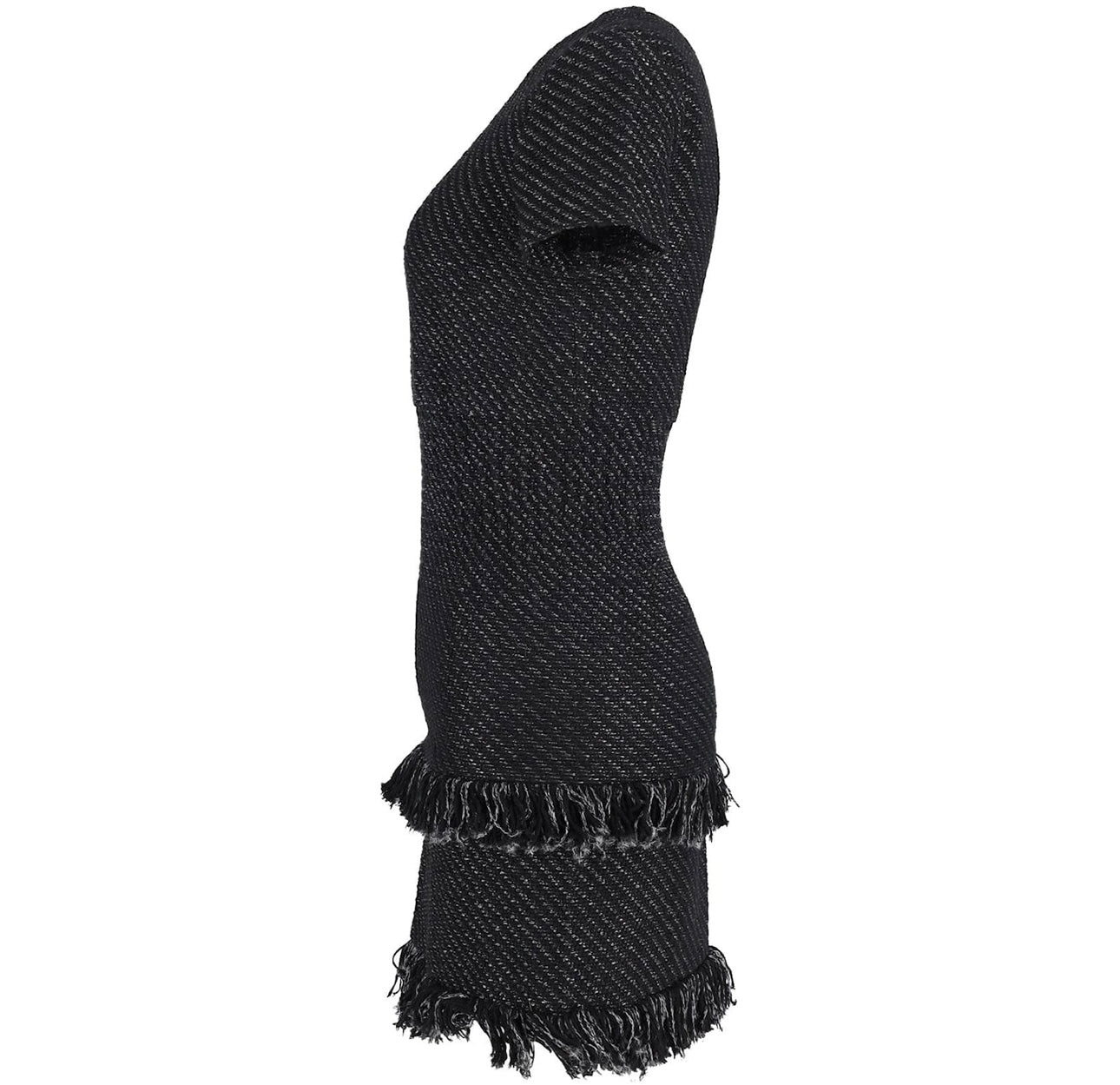 MAJE - Rabata Tweed Fringed Dress