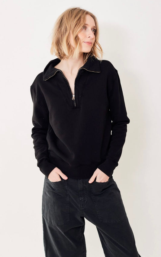 Nili Lotan Bentley Quarter Zip Sweatshirt