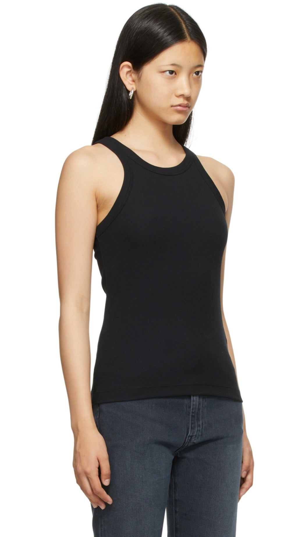 Toteme - Black Ribbed Tank