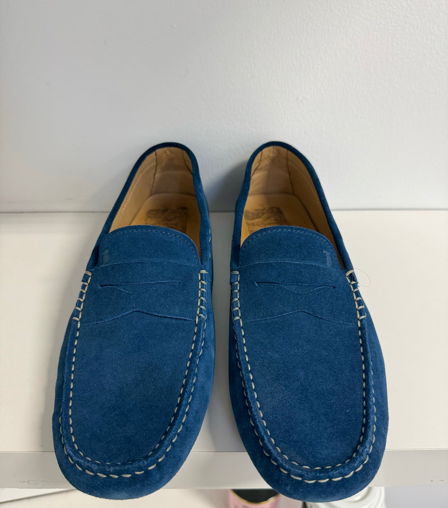 TODS - Men’s Navy Suede Loafers