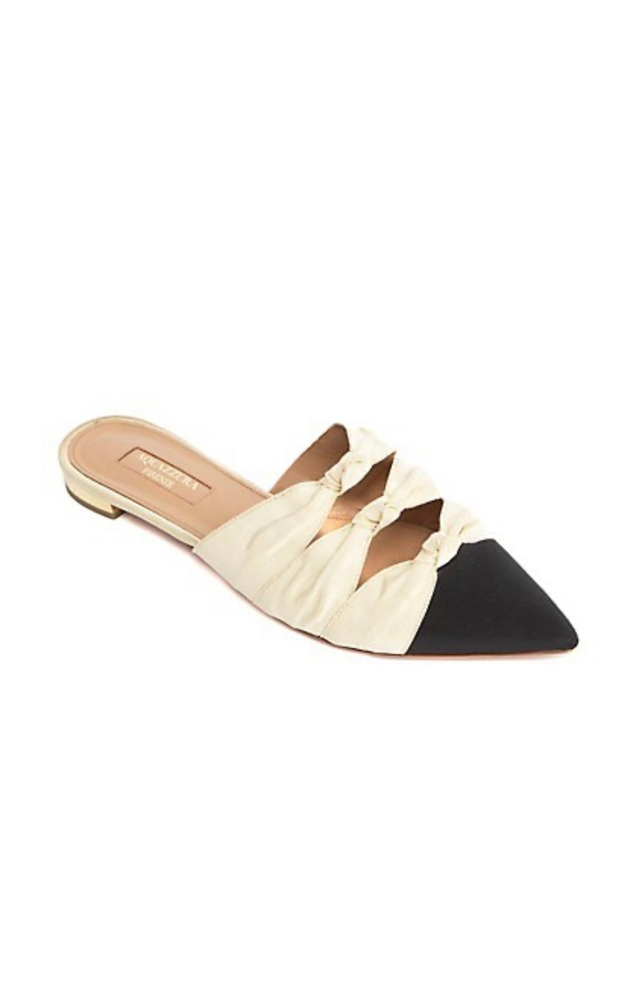 Aquazzura
Mondaine Knotted Flat Mules