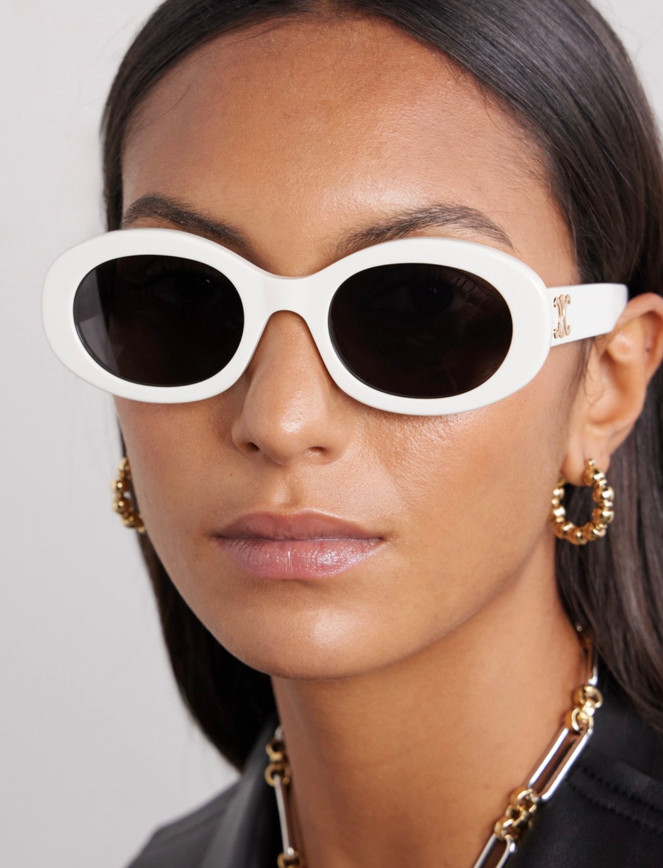 Celine - Triomphe Oval Sunglasses