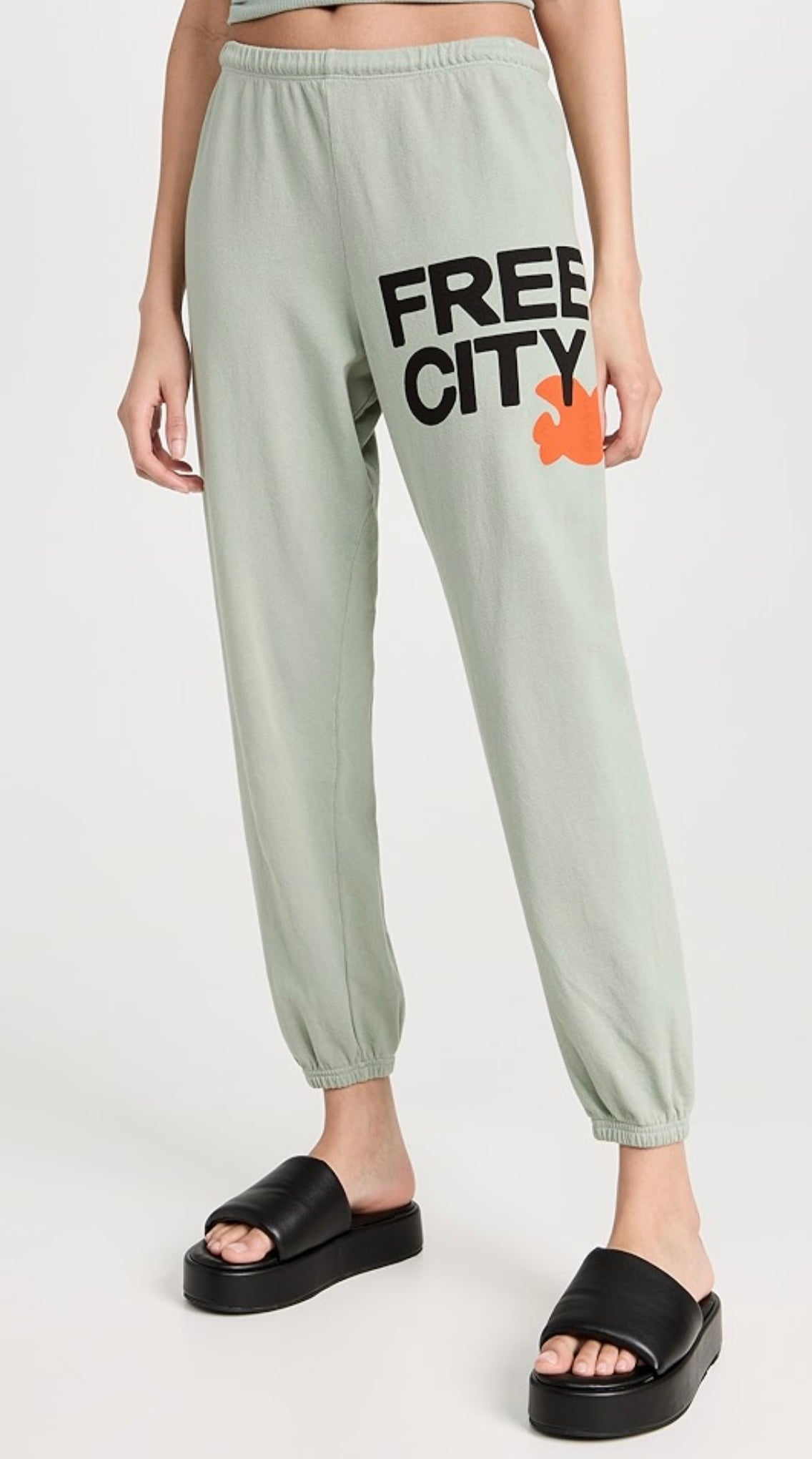 FREE CITY light green with orange bird