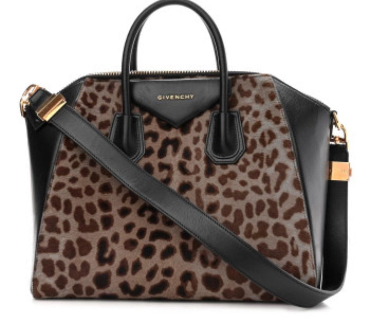 GIVENCHY antigona bag with cheetah pony hair