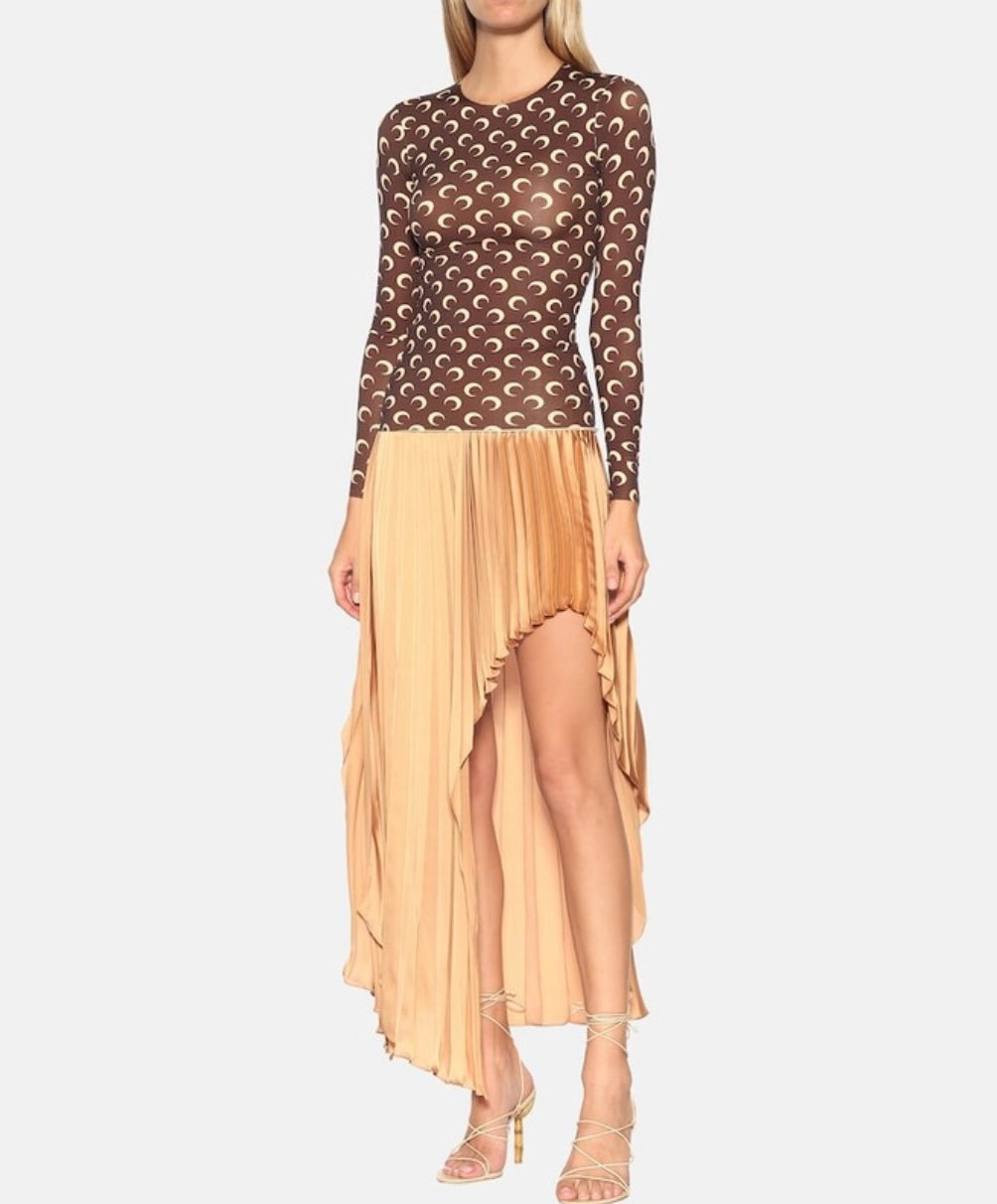 MARINE SERRE
Printed jersey top