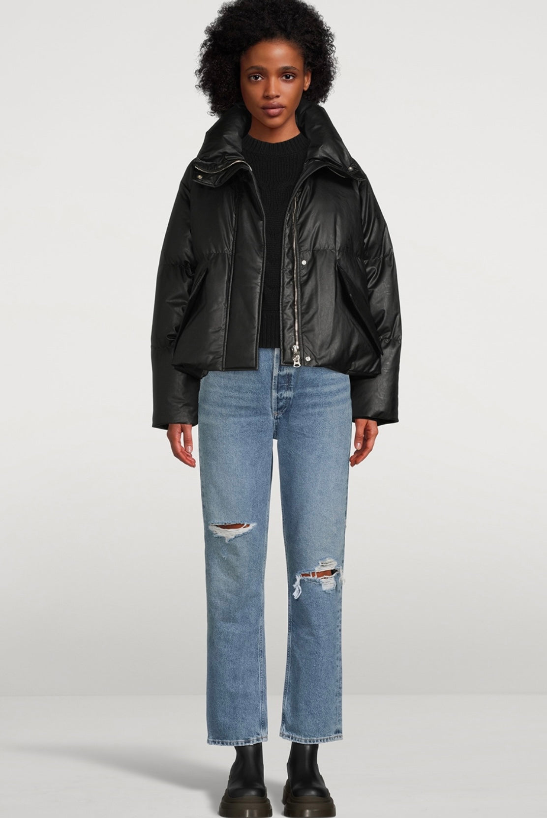 FRAME
Wool Cable-Knit Sweater