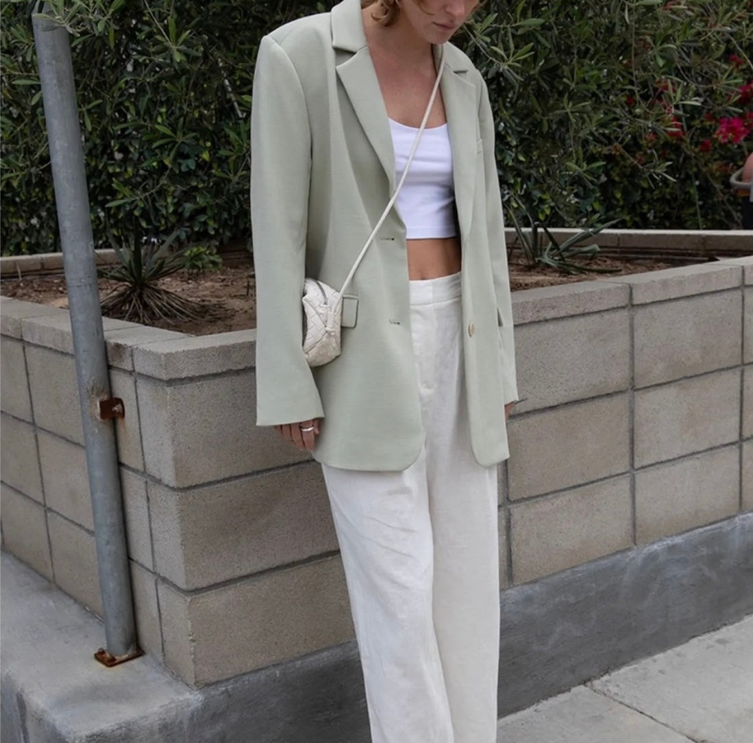 OAK + FORT woven crossbody bag