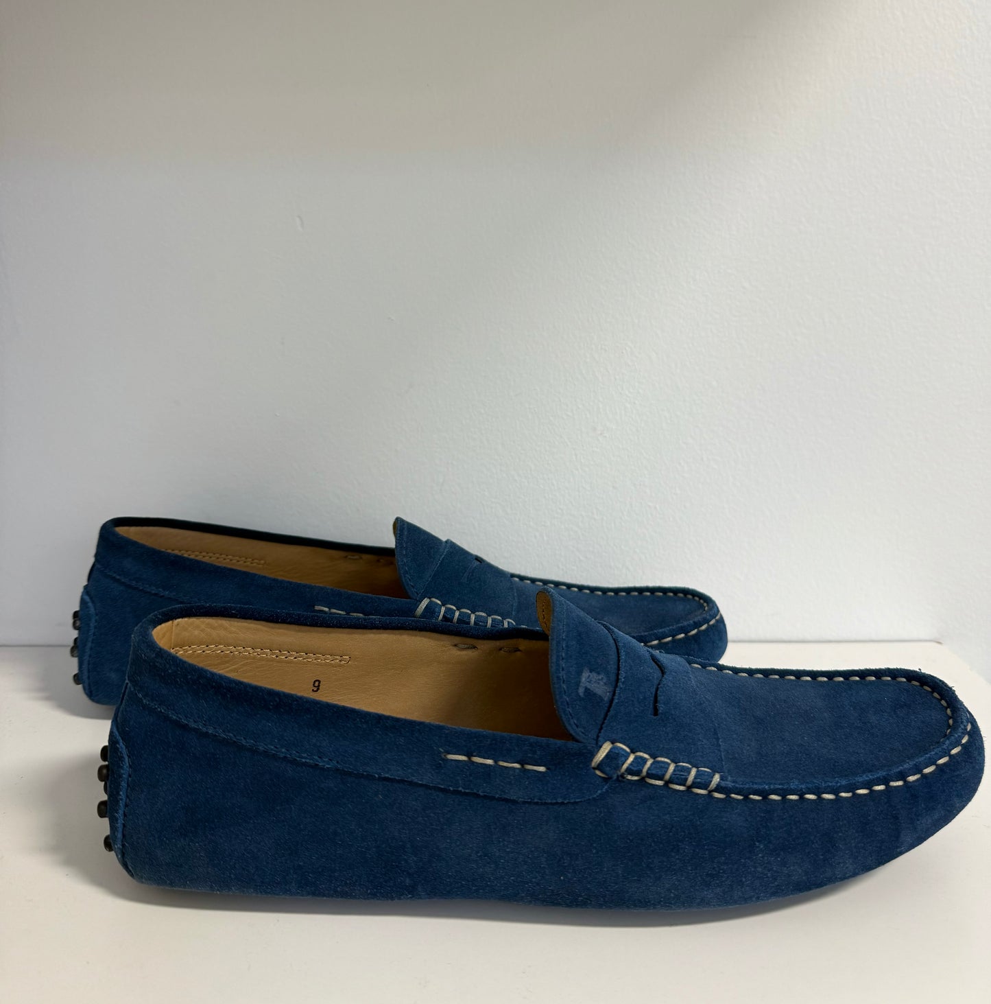 TODS - Men’s Navy Suede Loafers