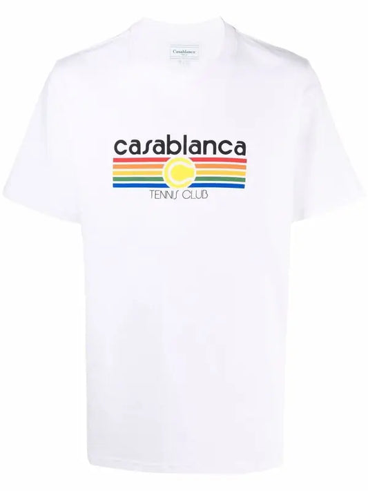 MENS CASABLANCA tennis club tee