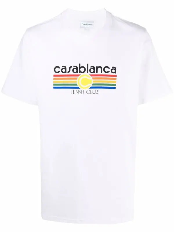 MENS CASABLANCA tennis club tee