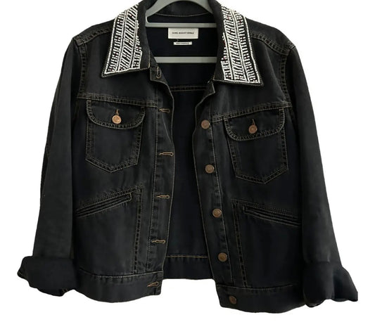 ISABEL MARANT beaded denim jacket