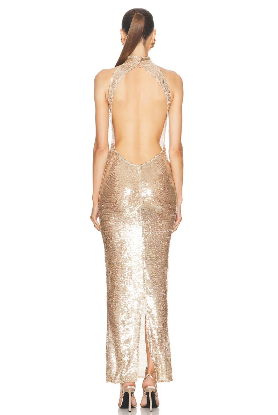 THE NEW ARRIVALS BY ILKYAZ OZEL mariacarla dress in mediterranean sand