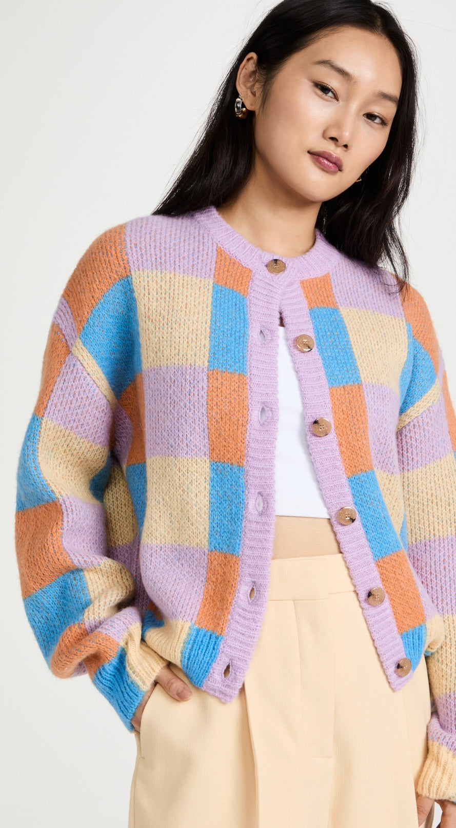 Stine Goya
Ash Check Cardigan