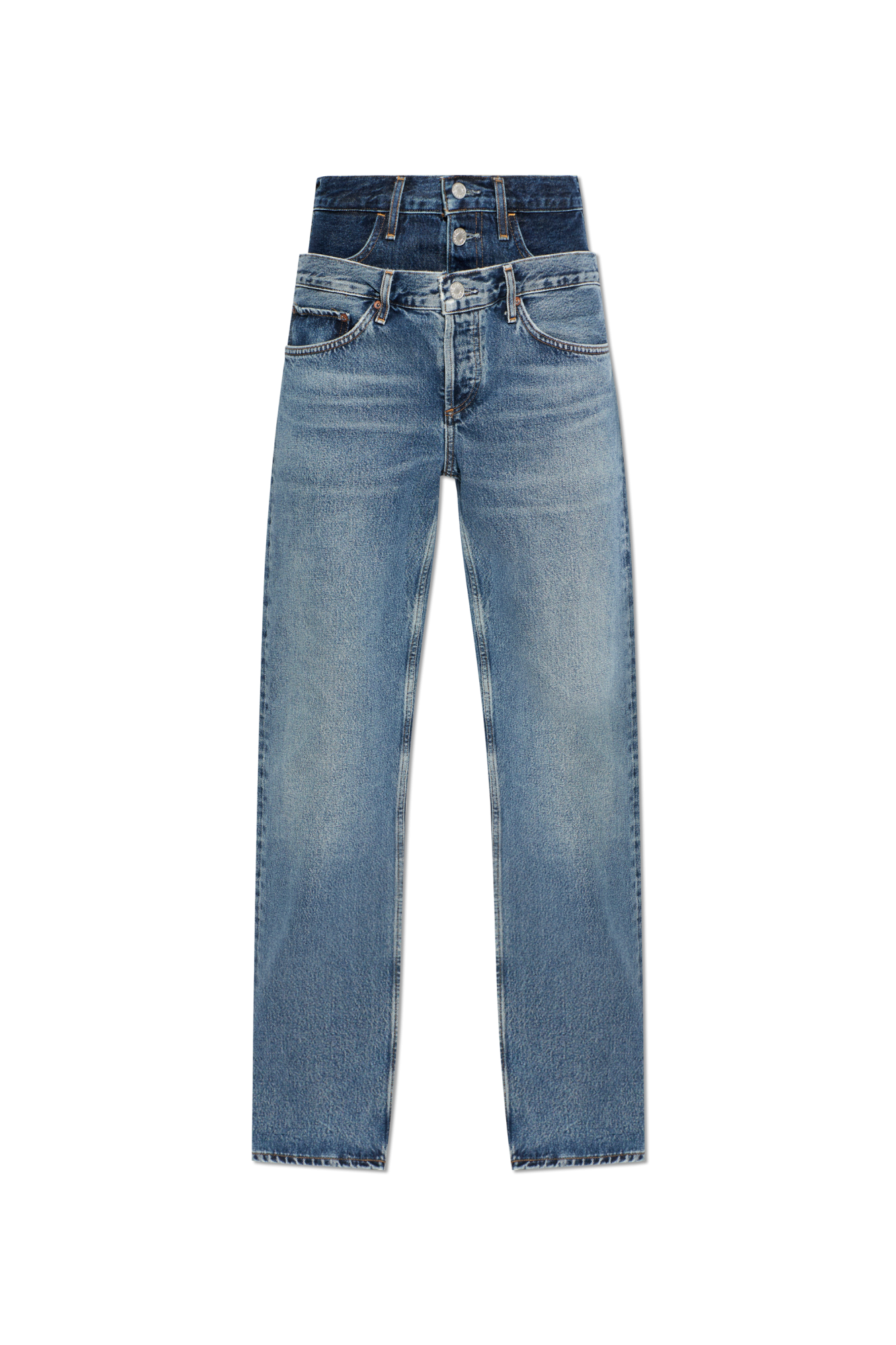 Agolde Elson high-rise wide-leg jeans
