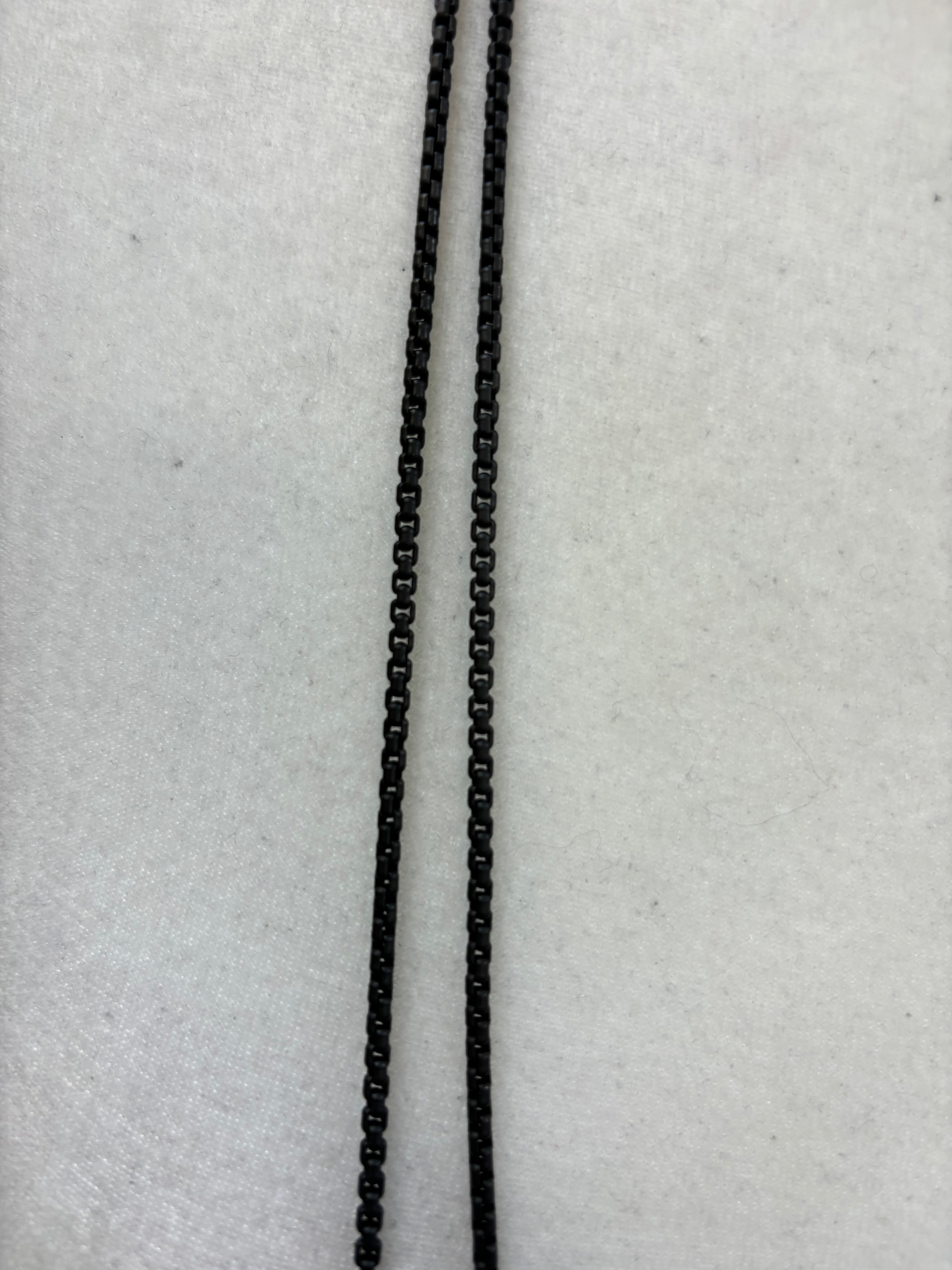 David Yurman Long Black Onyx Chain