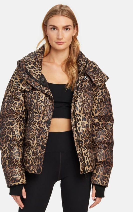 VARLEY Jaguar Leopard Highland Puffer Jacket