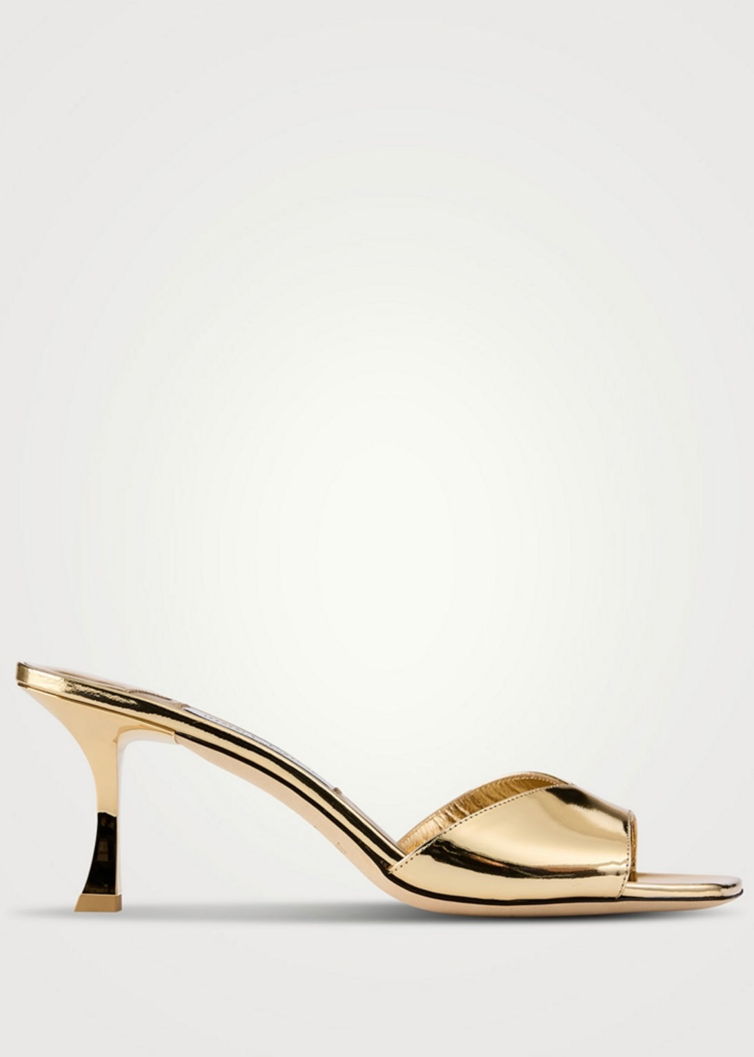 JIMMY CHOO
Skye Metallic Leather Mules