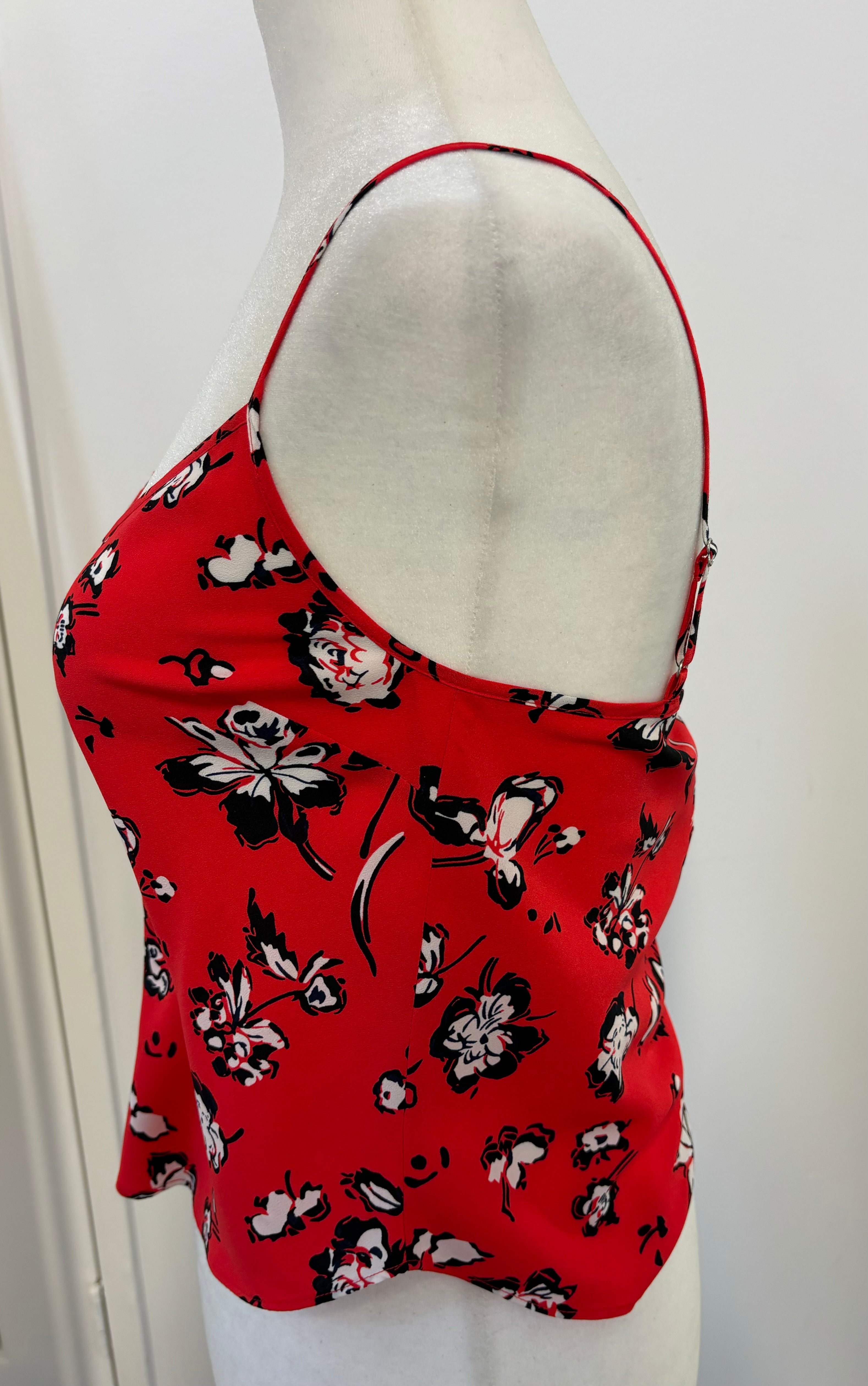 Veronica Beard Silk Floral Tank Top
