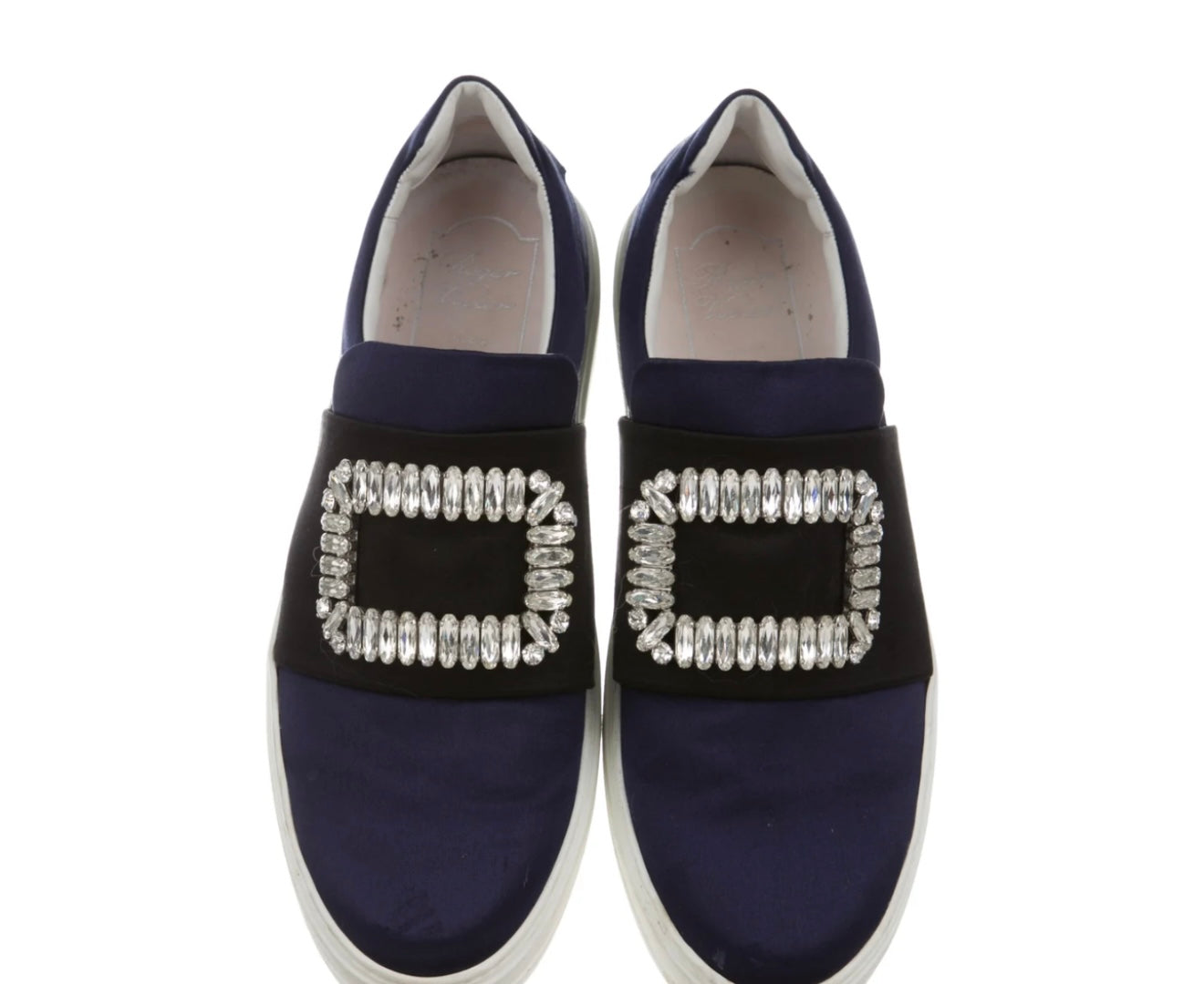 ROGER VIVIER - Sneaky Viv Satin Sneakers