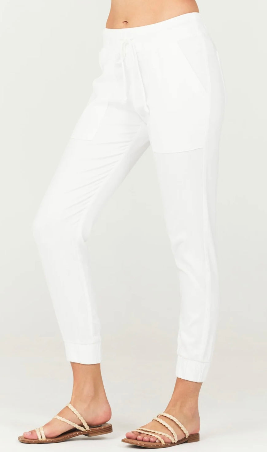 Bella Dahl - White Pocket Jogger