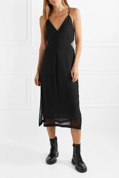 Rag & Bone Anais Dress with Sheer Panel