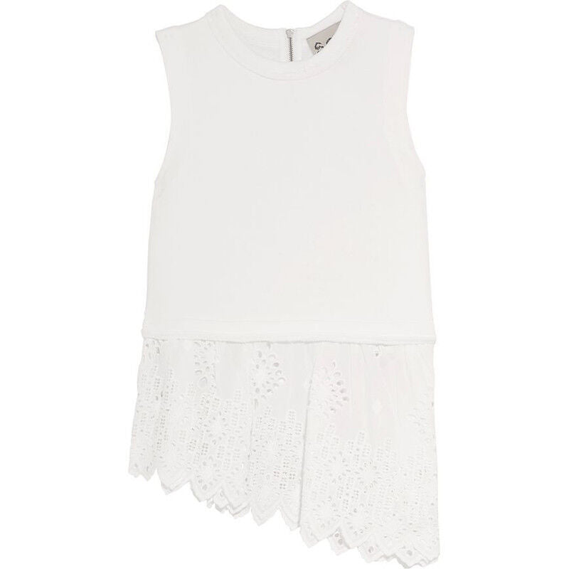 Sea NY Tank Top with Eyelet Layer