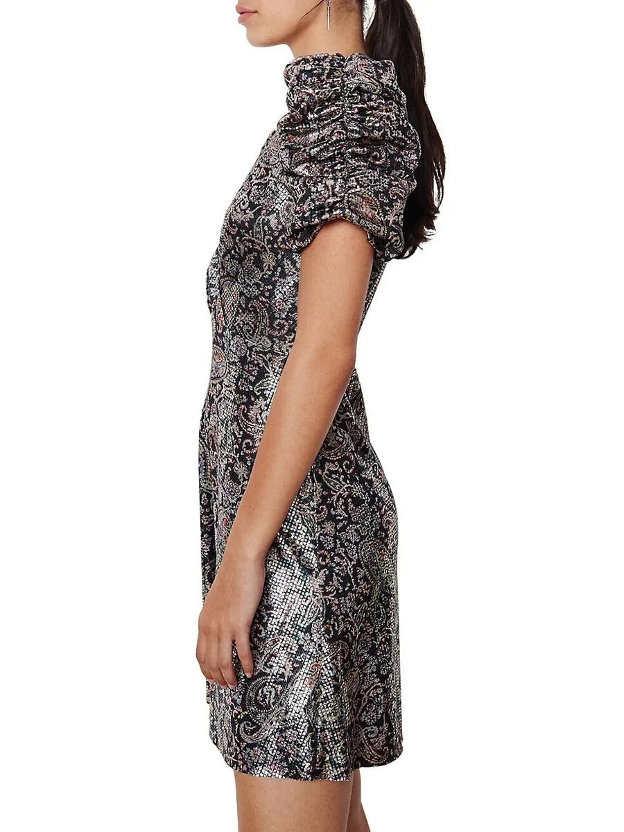 BA&SH paisley metallic dress