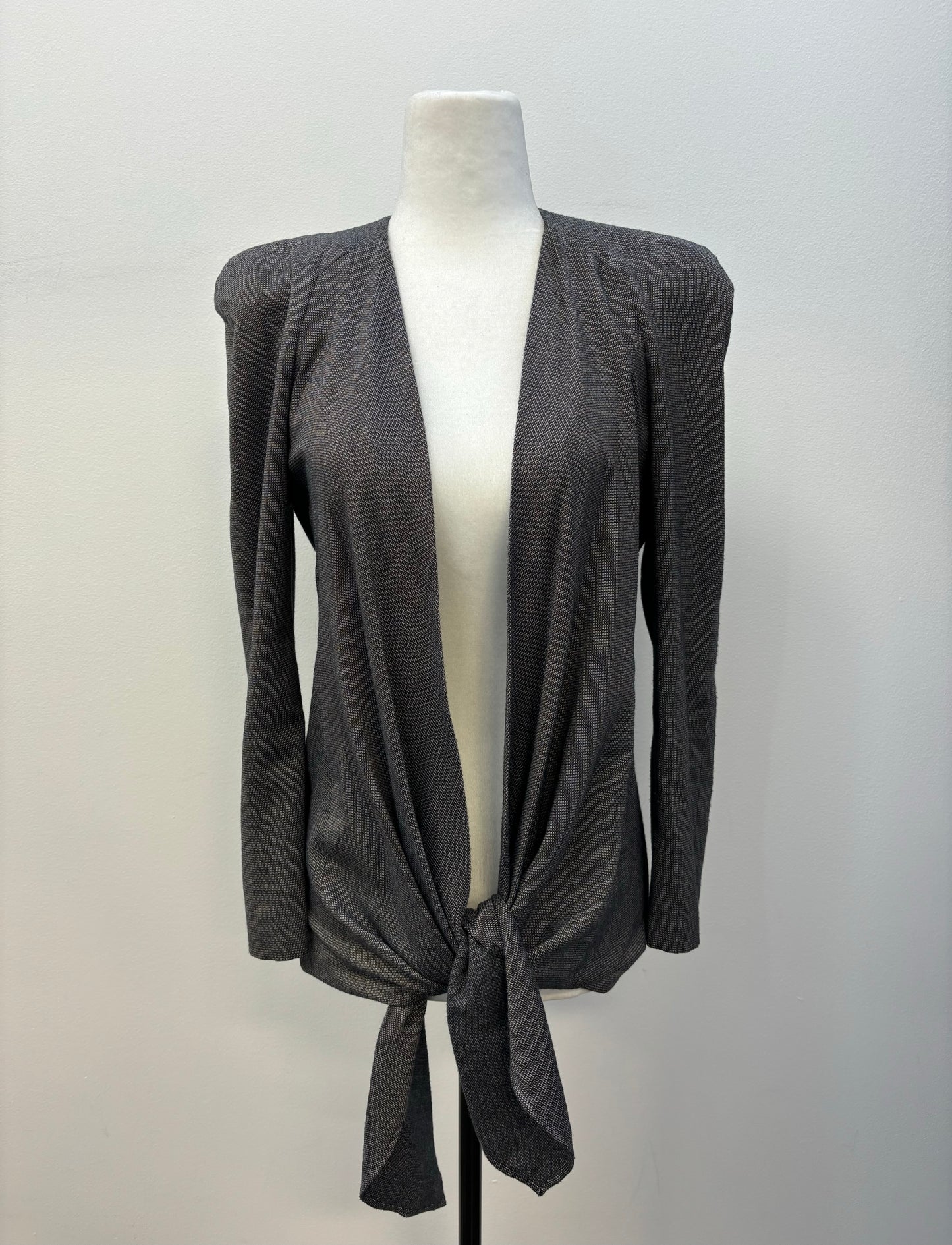 Isabel Marant Shoulder Pad Tied Jacket