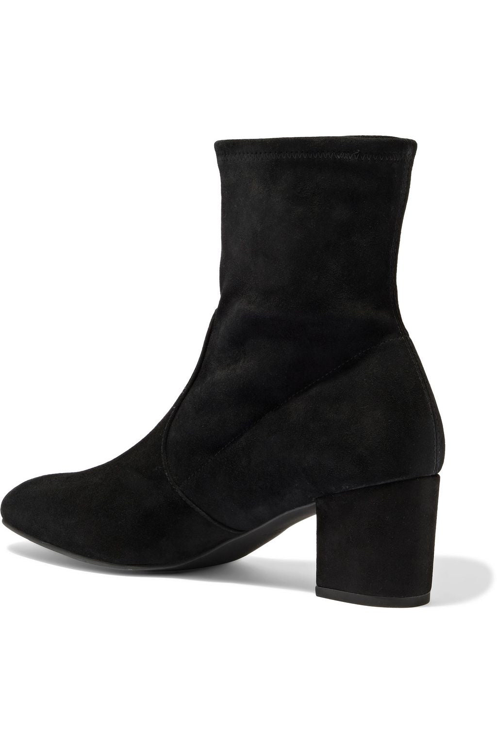 STUART WEITZMAN sock suede booties
