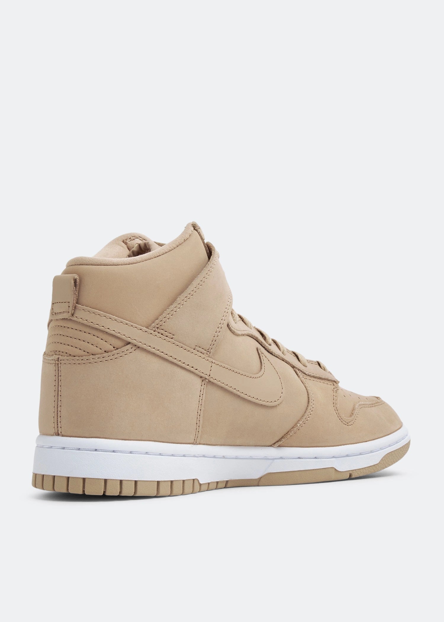 NIKE women's dunk high premium in beige