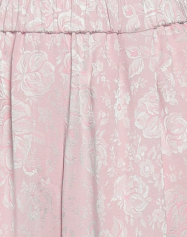 FORTE FORTE pink pants with silver floral design
