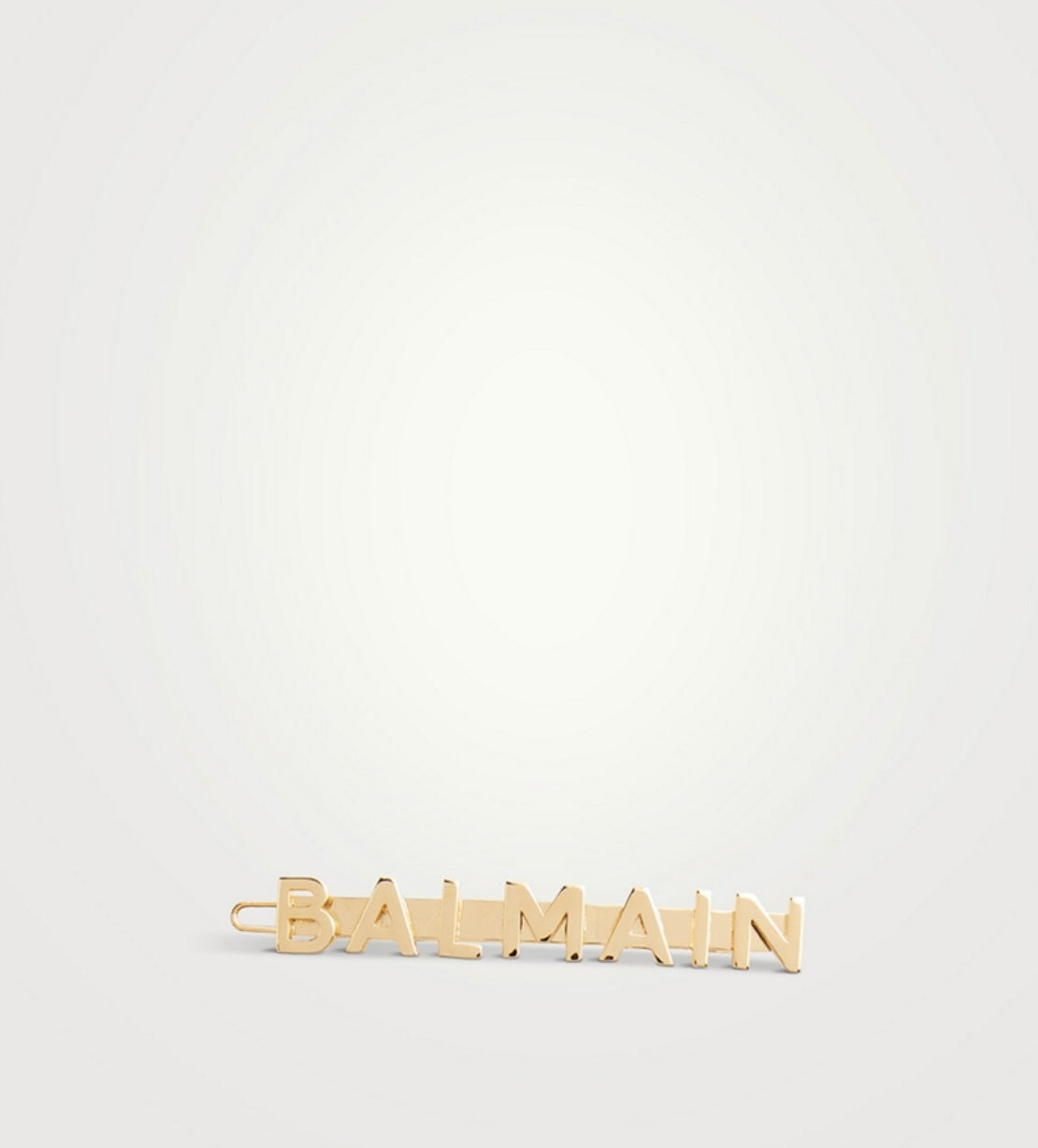 BALMAIN - 
18K Gold-plated Logo Hair Slide